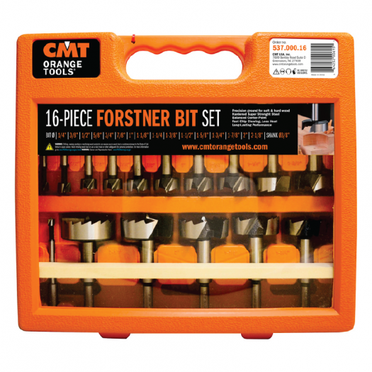 Mèches à façonner - type Forstner - Coffret de 16 - CMT - 537.000.16 -  Elite Tools