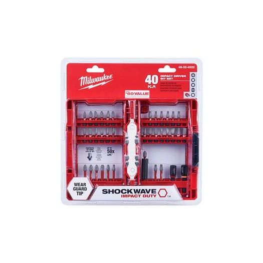 Milwaukee 48-32-4022 Shockwave Impact Duty Driver Bit Set - High-Quality  Tools for Efficient and Powerful Screwdriving - Elite Tools