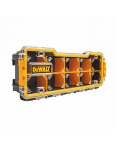 Stanley Tool 014725R Tool Organizer, 25-Compartment, Black/Clear Yellow:  Parts Organizing Cases (076174942026-1)
