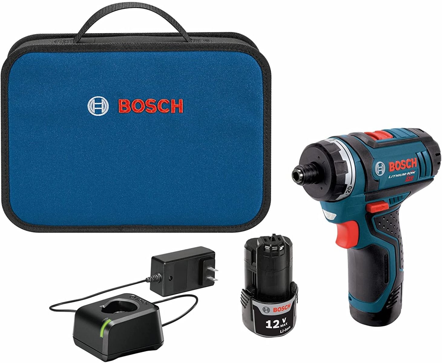 Bosch PS21-2A 12V MAX Two-Speed Pocket Driver Kit: Compact