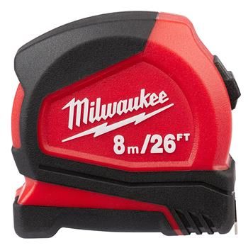 Milwaukee 48-22-6626 - 8m/26' Compact Tape Measure: Accurate and Portable  Measurement Tool - Elite Tools